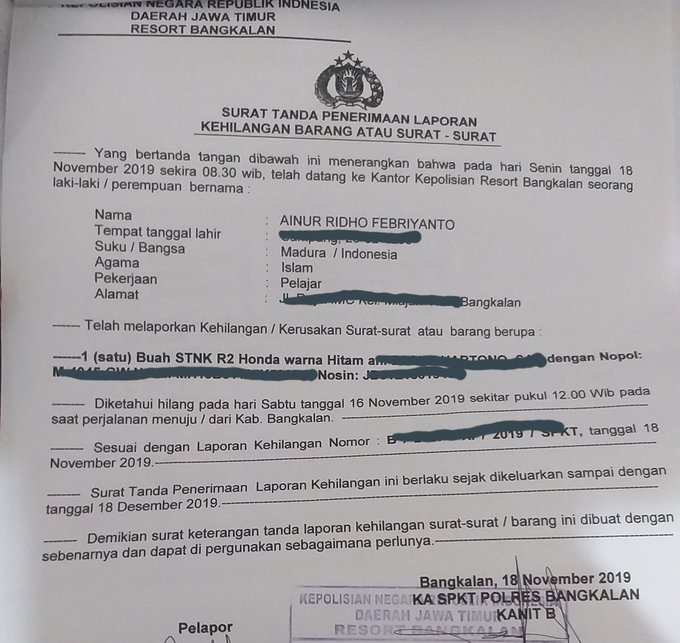 Ngurus Stnk Hilang Ternyata Ribet Pol Makanya Baca Ini Dulu