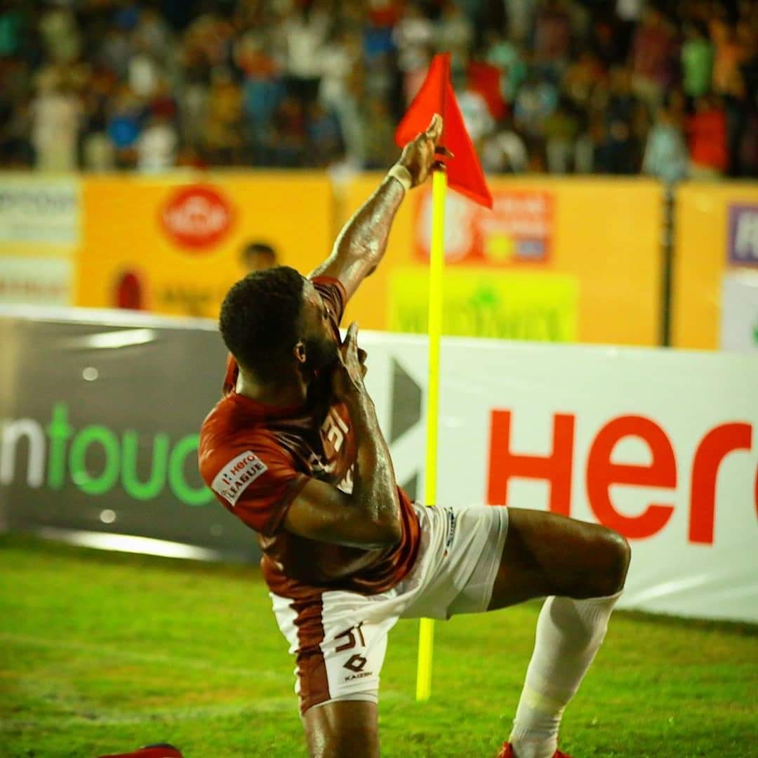 atletix's tweet photo. Boy! @KisekkaOfficial opens his account this season and so does @GokulamKeralaFC.
#atletixstar #malabarians #heroileague #gokulamkeralafc #atletixglobalsports https://t.co/PcK8c9xqJJ