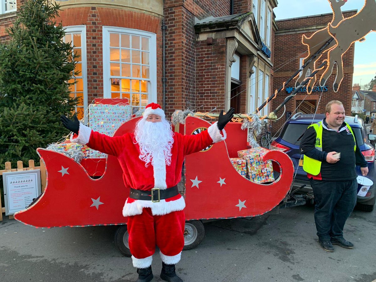 Santa just arrived in Headington! Come and say hello. He won’t bite.