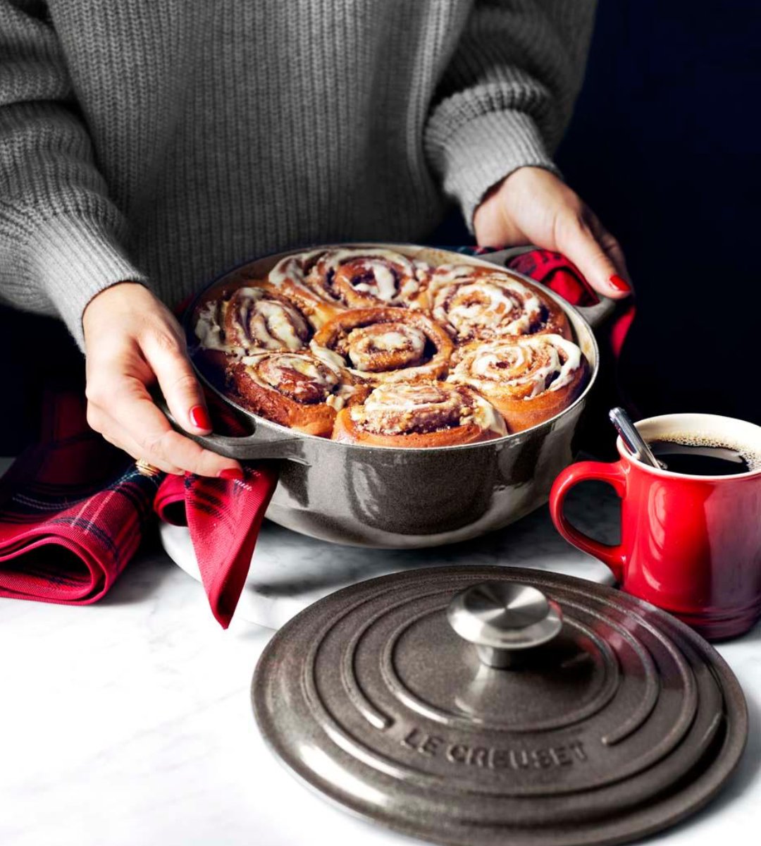 There's nothing like the smell of cinnamon rolls in the morning. 