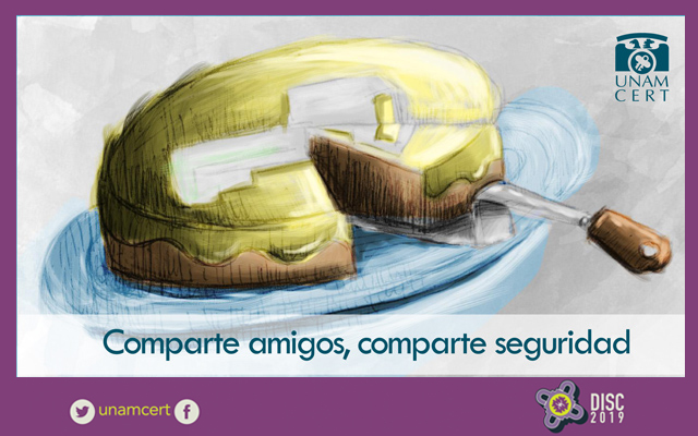 unamcert's tweet photo. ¿Qué consejos darías a tus amigos en este #DISC2019?
#infosecurity
#postales https://t.co/YzQb7KTCj8