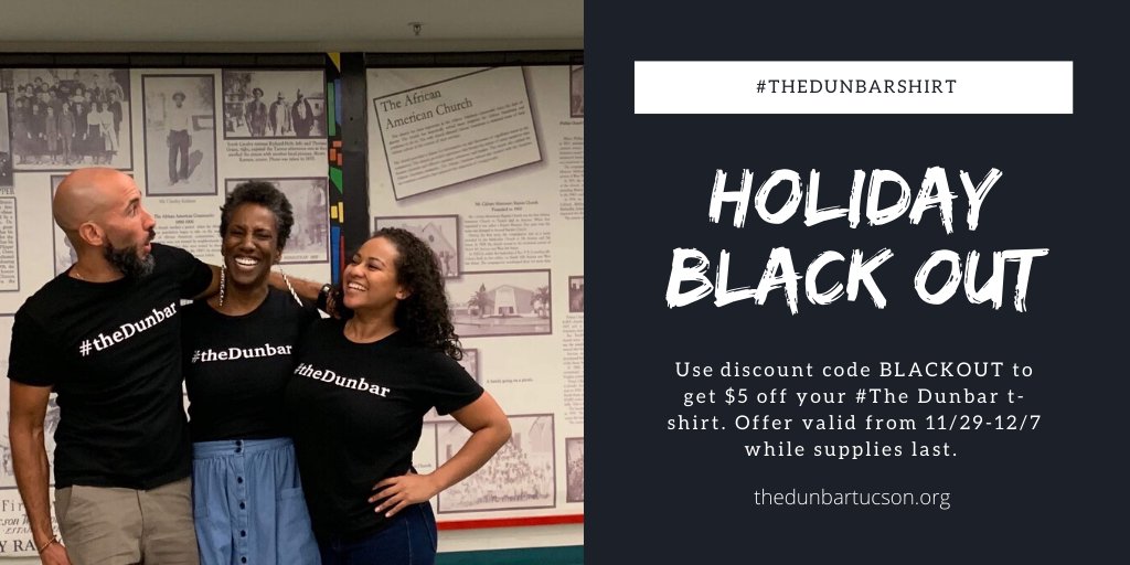TheDunbarTucson's tweet photo. Have you wanted a #TheDunbar t-shirt? We are having a sale. Head to our website to order while supplies last.
https://t.co/2w1e34M9Qo https://t.co/wg2dodpNjc