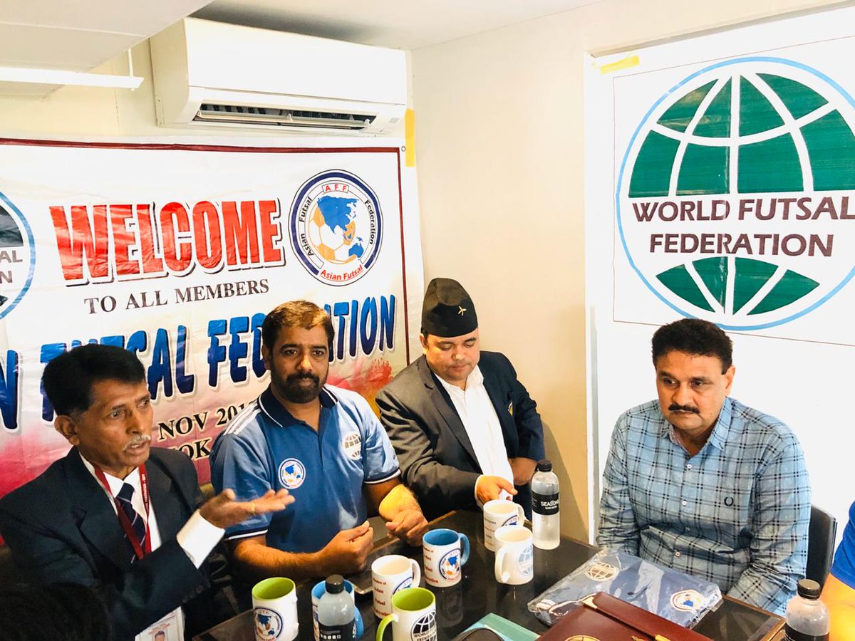 WorldFutsalFed1's tweet photo. The 2019 Asian Futsal Federation Congress finishes with great success in Bangkok Thailand.

Great job done by all involved.. https://t.co/6j0sYNTzsg