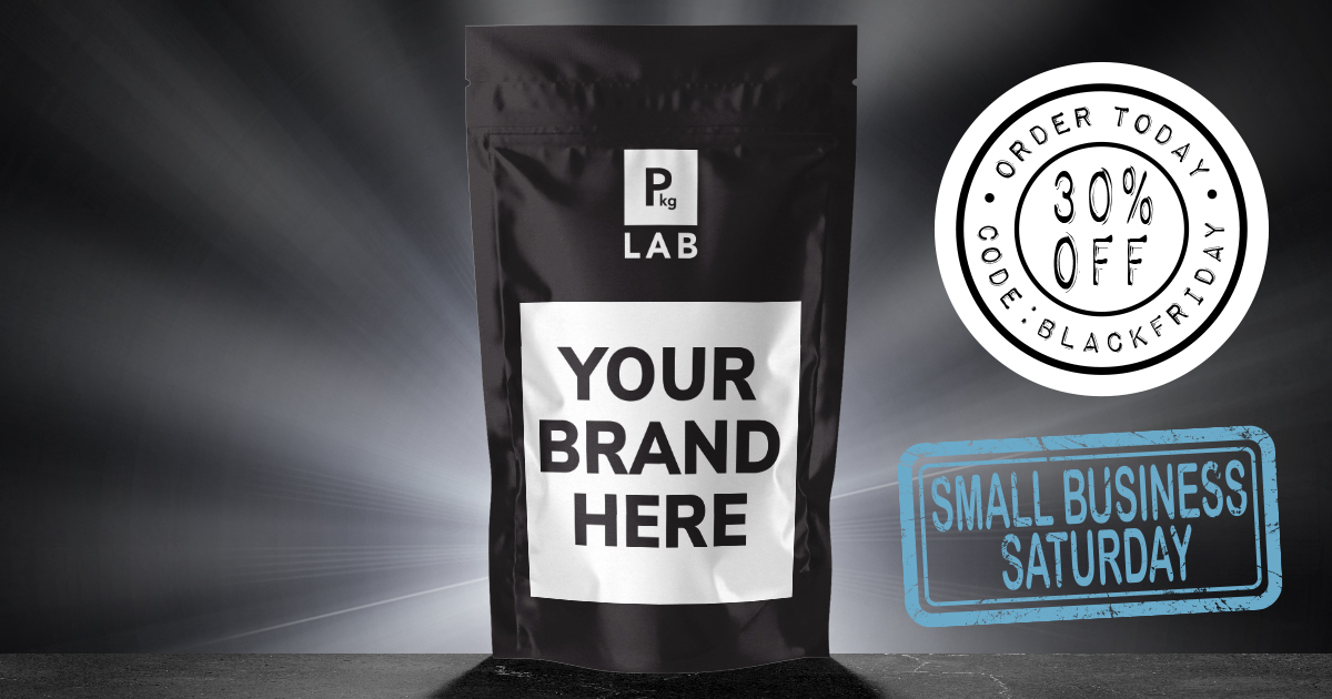 PKG_Lab's tweet image. Shout out to all small businesses out there this #SmallBusinessSaturday 🙌 Take advantage of our #BlackFriday deal and save 30% on your custom printed #productpackaging thepkglab.com #flexiblepackaging #packagingprinting #Packaging #BlackFriday2019 #blackfridaydeals