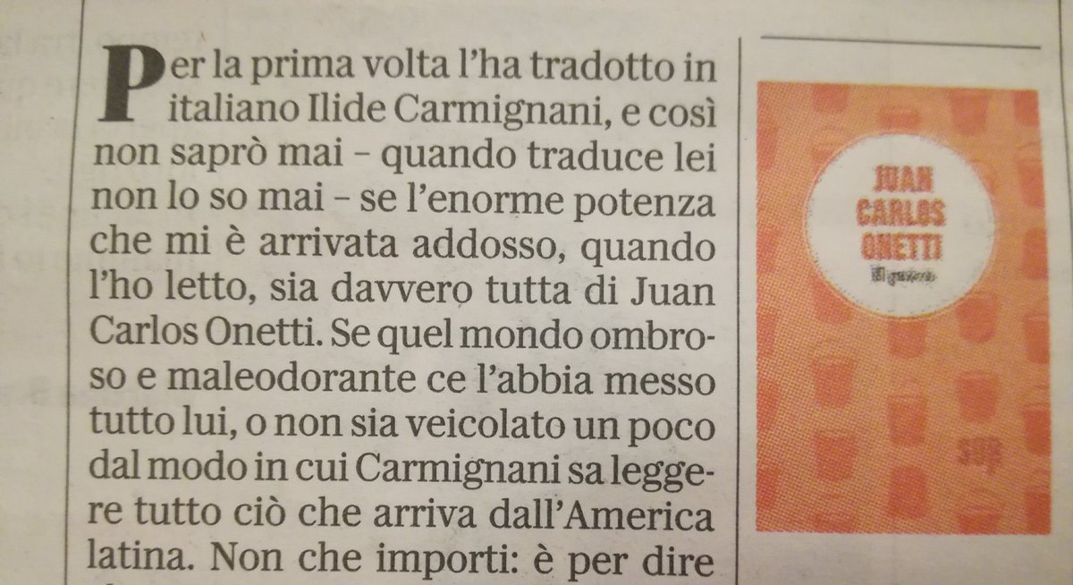 ValeriaParrell2's tweet photo. Ilide Carmignani è una persona di cui mi vanto. Proprio dico, buttandola così, come un inciso tra due virgole:" sai chi? la traduttrice di Bolaño". E vedo le persone illuminarsi. Me la vanto, ci lavoro assieme, è amica mia. ( @adelphiedizioni @edizioniSUR @GuandaEditore ) https://t.co/5s6oGF3GcZ