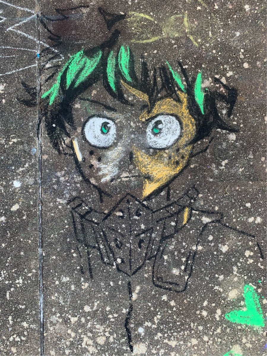 bhs_nahs's tweet photo. We made a cool practice of Chalk Art at school. @FBISDvisualart @Fahmikhan @BHS_Broncos #art #nahs #chalkart https://t.co/WWGXVMjhQs