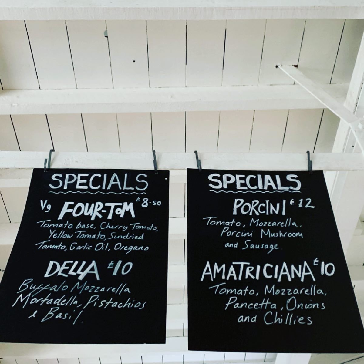 🌟NEW SPECIALS🌟 Check our what LOVEN Special Pizzas we have available! ⁣
• Four Tom⁣
• Della ⁣
• Porcini ⁣
• Amatriciana