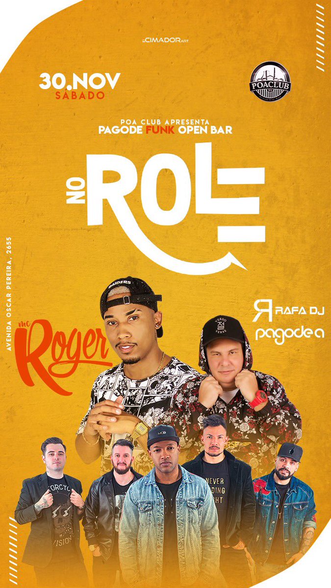 Rafadjoficial's tweet photo. Brotaaaaaaaaaa...
É HOOOJE no Poa @ROGEROMC @Rafadjoficial @PagodeAA #NoRole #PoaClub 😈😈😈🔥🔥🔥🚀🚀🚀🤓🤓🤓🤪 https://t.co/hOejwo6gw3