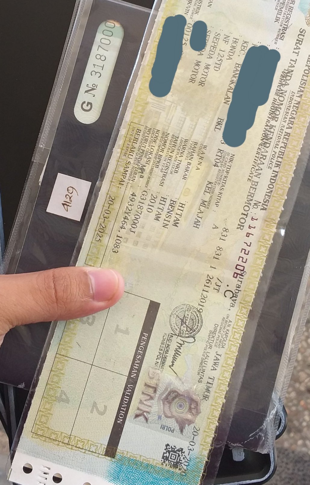 ngurus stnk hilang