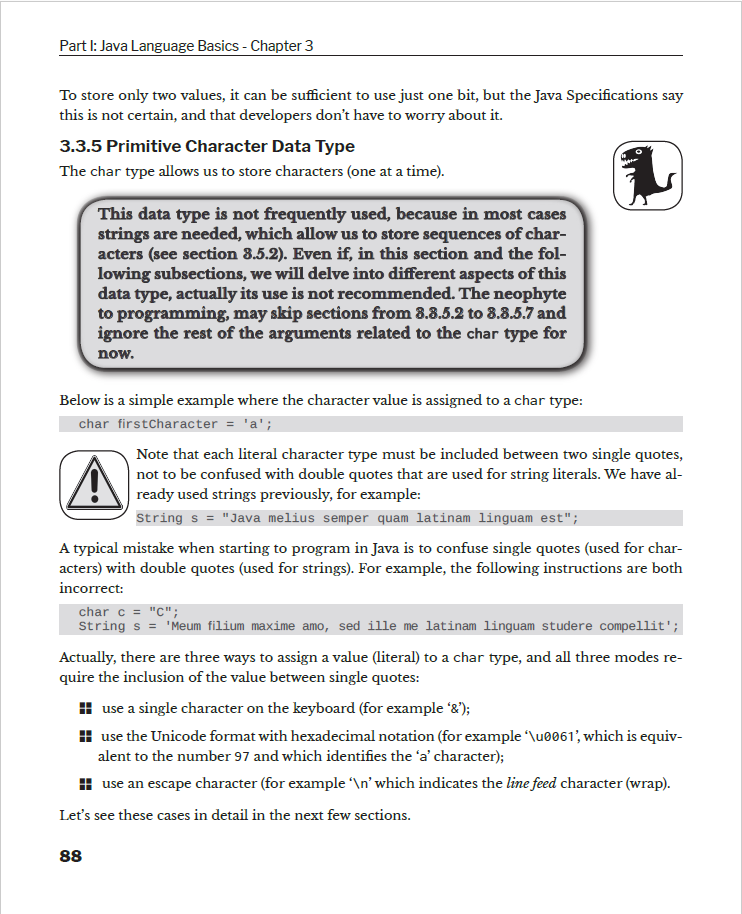 cdesio's tweet image. Just added a section of the first 4 free samples PDF from my Java 13 book "Java for Aliens", and uploaded update 2 of the on-line "Exercises" file. Check them out on javaforaliens.com! 
@slemonk
#java13 #java #javaforaliens