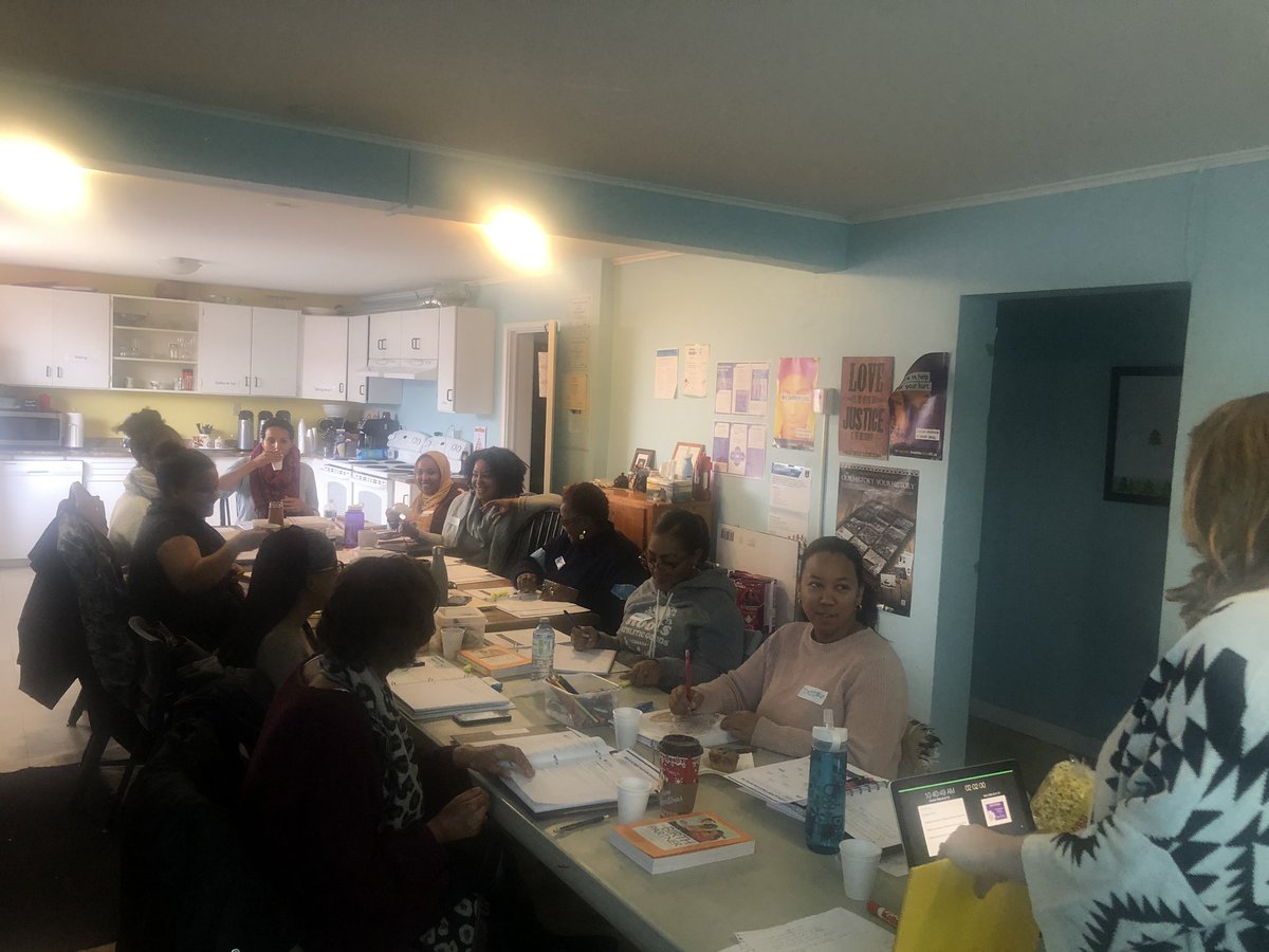Day 2 of our doula training! A room filled with so many empowering women! Future black doulas! @WithinWomens #doulas #blackwomen #birthing