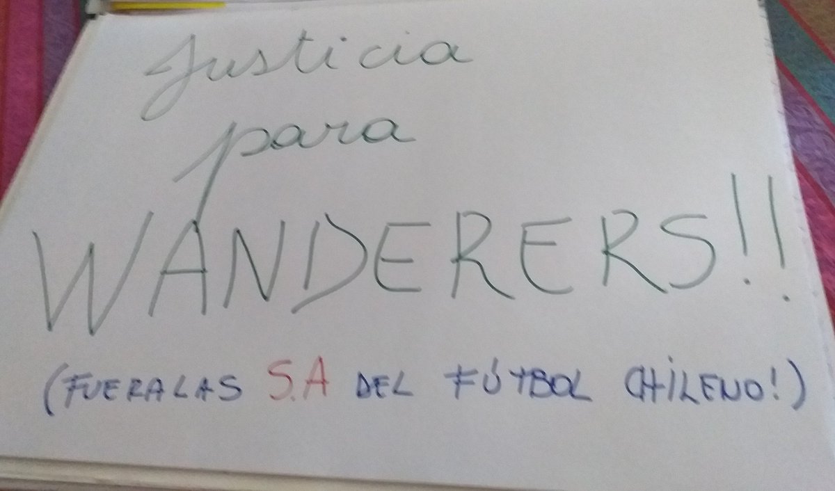 miss_andromaca's tweet image. #JusticiaParaWanderers ✊