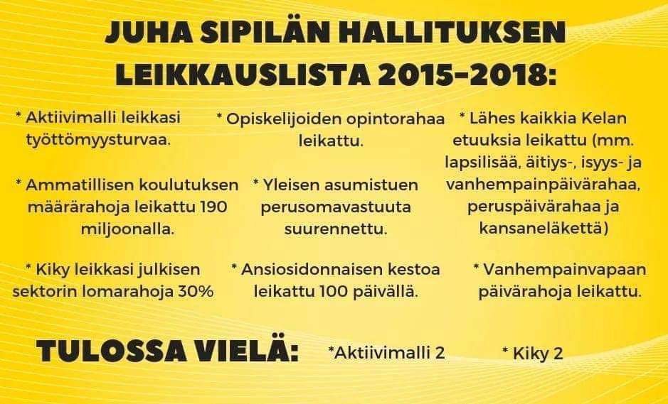 PronPalokangas's tweet photo. Oikeisto-opposition @persut,@kokoomus ja elinkeinoelämän satraaapit ikävöivät näitä aikoja. Ihmetellä täytyy sitä, että osa mediasta pyrkii kaatamaan Suomen demokraattisesti valitun hallituksen? @yleuutiset @merjaya @hsfi @KaiusNiemi @KauppalehtiFi @JussiKarki @MaasTul @Kaleva_fi https://t.co/lU6Ru2asvx