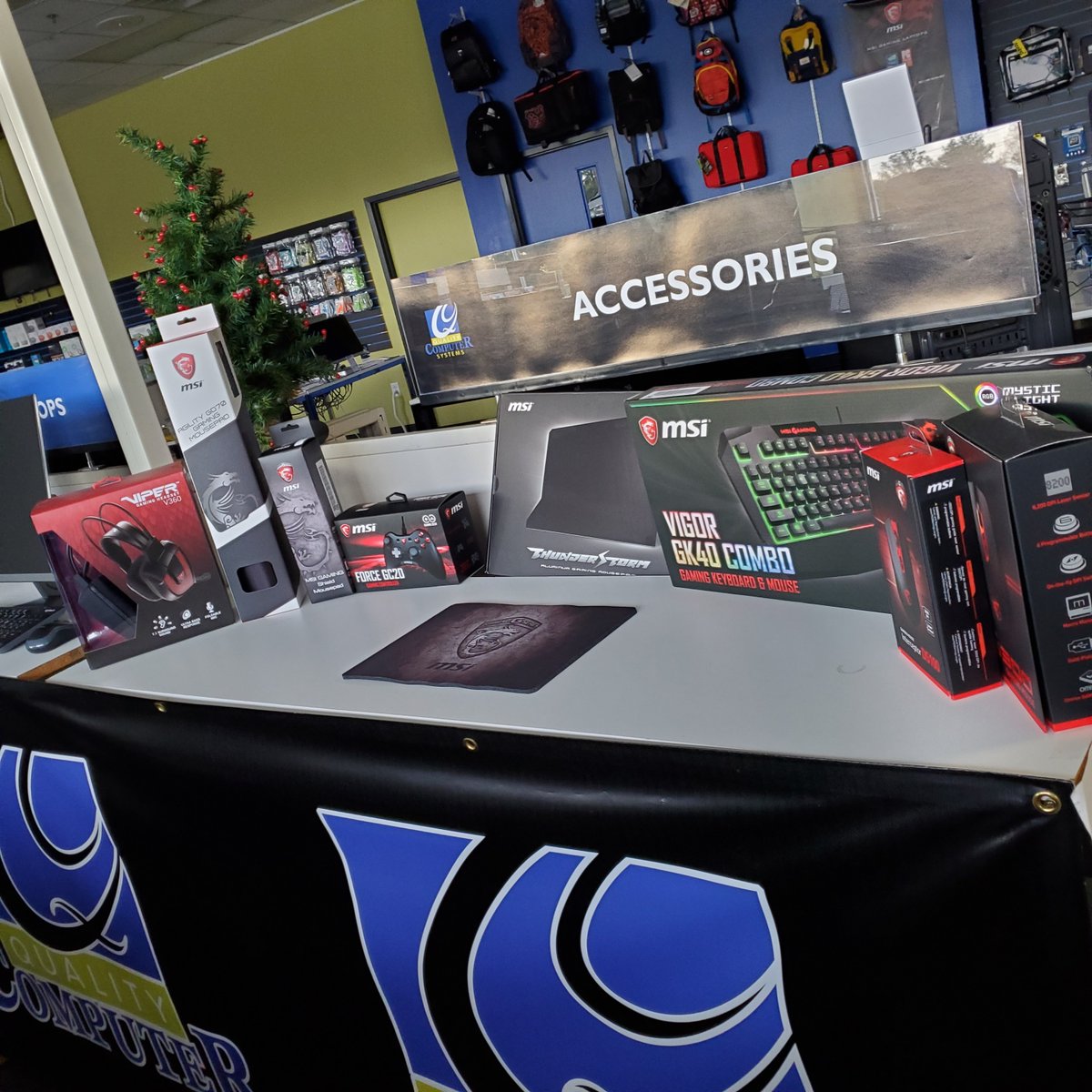 QCSMacon's tweet image. We have the Best Selection of Accessories for that Perfect Gift this Season

#qualitycomputers #christmasgift #msi #msigaming #maconga #gamingsetup
