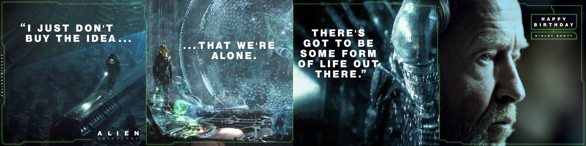 Today, we wish a very happy birthday to the man who started it all Ridley Scott! 