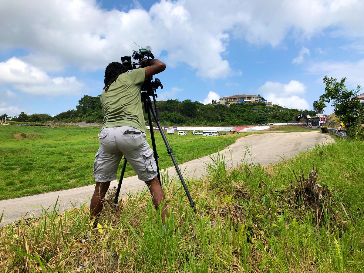 DWRshow's tweet photo. Speaking of “Eldo” the Guy was as fearless as the drivers in Jamaica and one of the hardest working people we’ve ever met. He’d stand wherever he felt necessary to get the shot.. #DWRTV https://t.co/oib36VfiP0