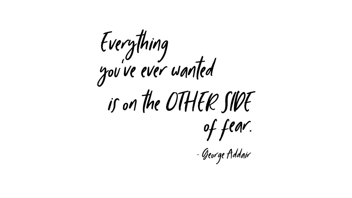 LiveZestfully's tweet photo. [RT PLZ] Everything you've ever wanted is on the other side of fear #livezestfully https://t.co/Nwo7VBObbm