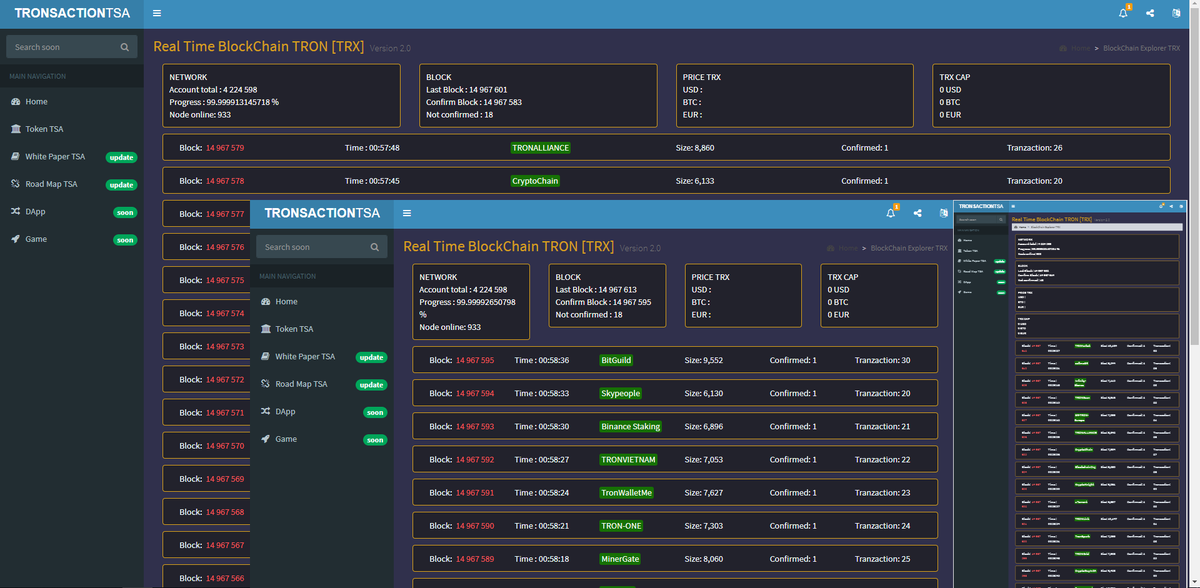 tronsaction777's tweet photo. Hello celebrity #transaction! Thank you for believing in us! Soon there will be an update of the site. Tronmagedon game is still being prepared, but you can already test https://t.co/jnlocv9UNr #tron #trx #TRXMarket  #tronmagedon. Now for holders we will charge 10% #TSA https://t.co/gso2WM7vSu