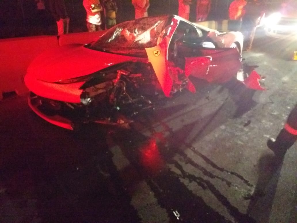 EMER_G_MED's tweet image. 《Dainfern》#RV10, #TM02, #M07 responded to reports of high mechanism collision. On arrival one Ferrari was found in pieces.  No patients on scene @GTP_Traffstats @_ArriveAlive @EWNTraffic #whensecondscount #dainfern