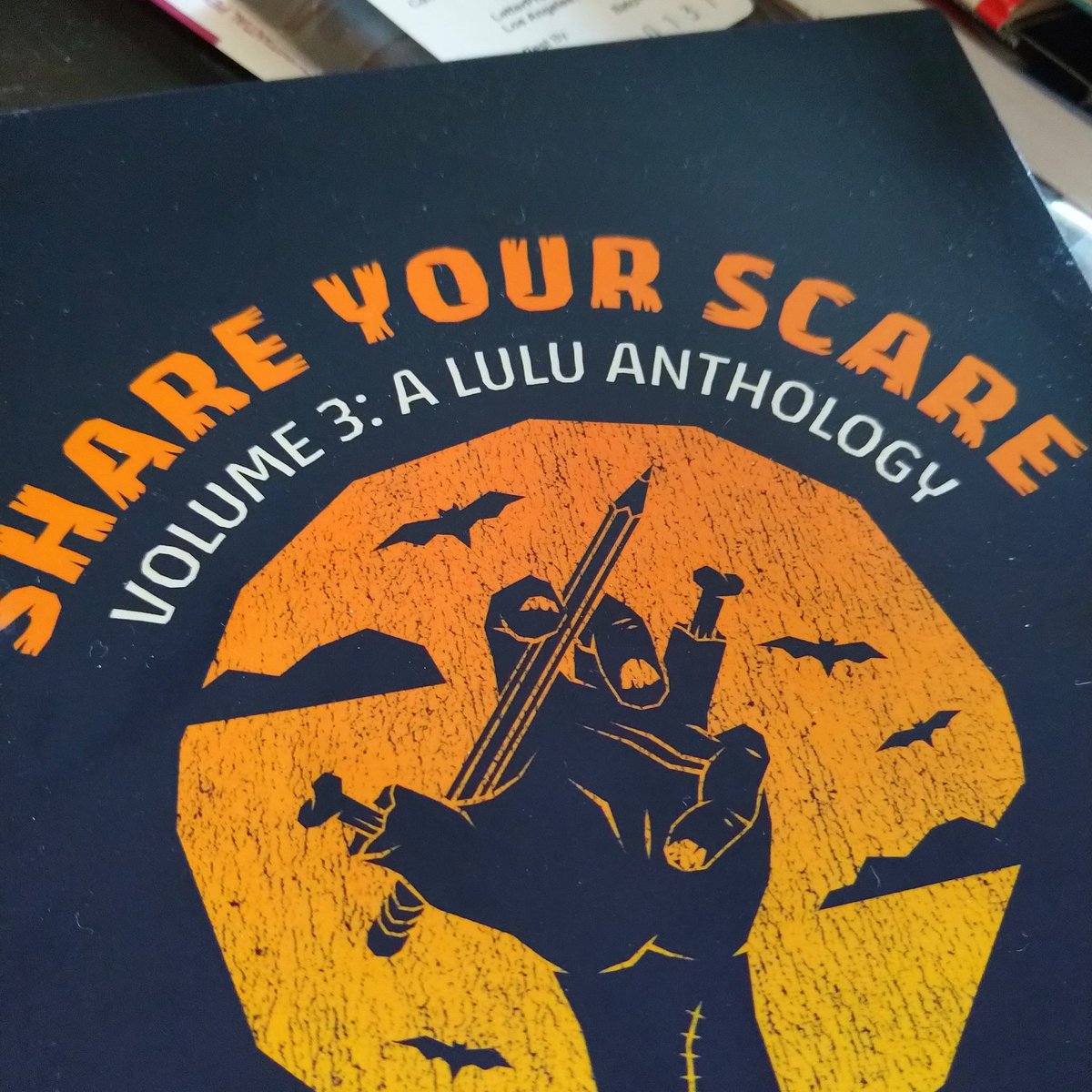 hyperfx's tweet image. Little bit of a dream come true to see a story of mine in print for the first time, even though it was just a contest and all the stories are only about 3-4 pages. Now on to bigger and better stories! :) #horrorwriting #lulu #shareyourscare #horror #horrorfiction #horrorwriters