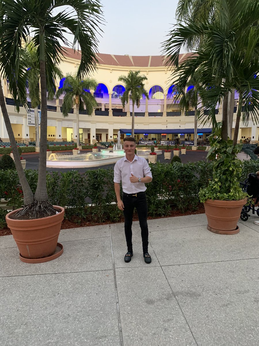 Delighted to get my riding license out at <a href="/GulfstreamPark/">Gulfstream Park</a>, look forward getting my first ride out here. Credit to <a href="/clementstable/">Clement Racing Stable</a> <a href="/miguelmclement/">Miguel Clement</a> for giving me this opportunity 🏇🏽🇺🇸