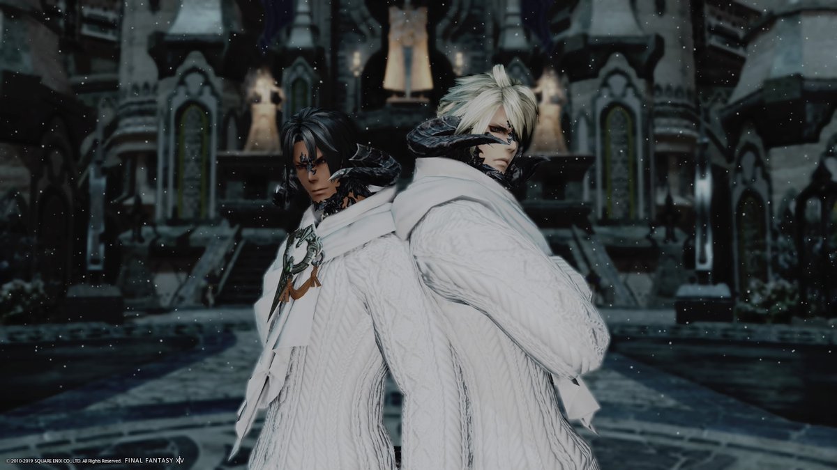 macochan_ff14's tweet photo. おはようございます。今、外見たら結構���積もってて寒いですね。珈琲でも飲んだらエオインします。
#本日のオスラ #アウラ #オスラ https://t.co/sw6rNRyRMD