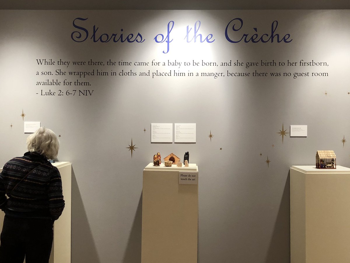 This year’s crèche exhibit is now on display! Visit our website luc.edu/LUMA for more info.