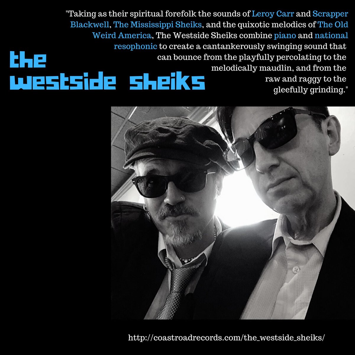 Perfect music for a perfect rainy night in Santa Cruz! Join us tonight at 6pm for The Westside Sheiks, featuring Jon Dryden and @NationalBlues !