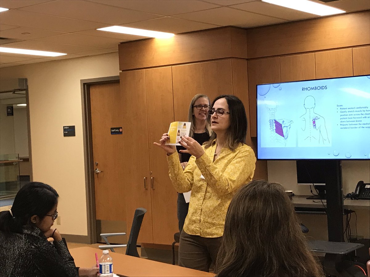 ECHO_ON_Pain's tweet image. #Myofascial pain and demonstration of #triggerpoints injections at our @UHN ECHO bootcamp #chronicpain and #rheumatology 

With Andrea Furlan, Amy Robidas and Mandy McGlynn