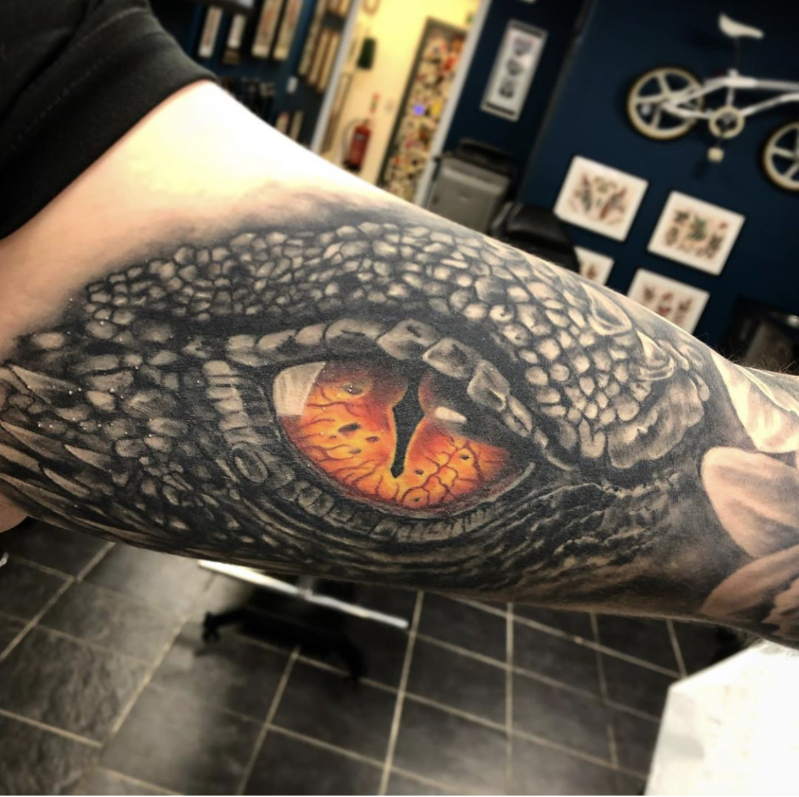 Hands in the Reptile Eye  Reptile eye Eye tattoo Tattoos