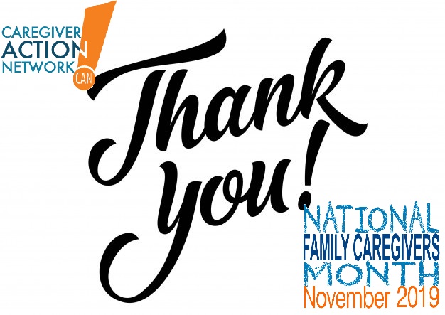 CaregiverAction's tweet photo. We've come to the end #NFCMonth 2019, but remember to #BeCareCurious all year! CAN thanks YOU - America's family caregivers - for all you do every day. We're in awe of your strength and selflessness. We see you. We hear you. And CAN is always here for you. https://t.co/djRXPEaUzW https://t.co/QxfOrKcf4m