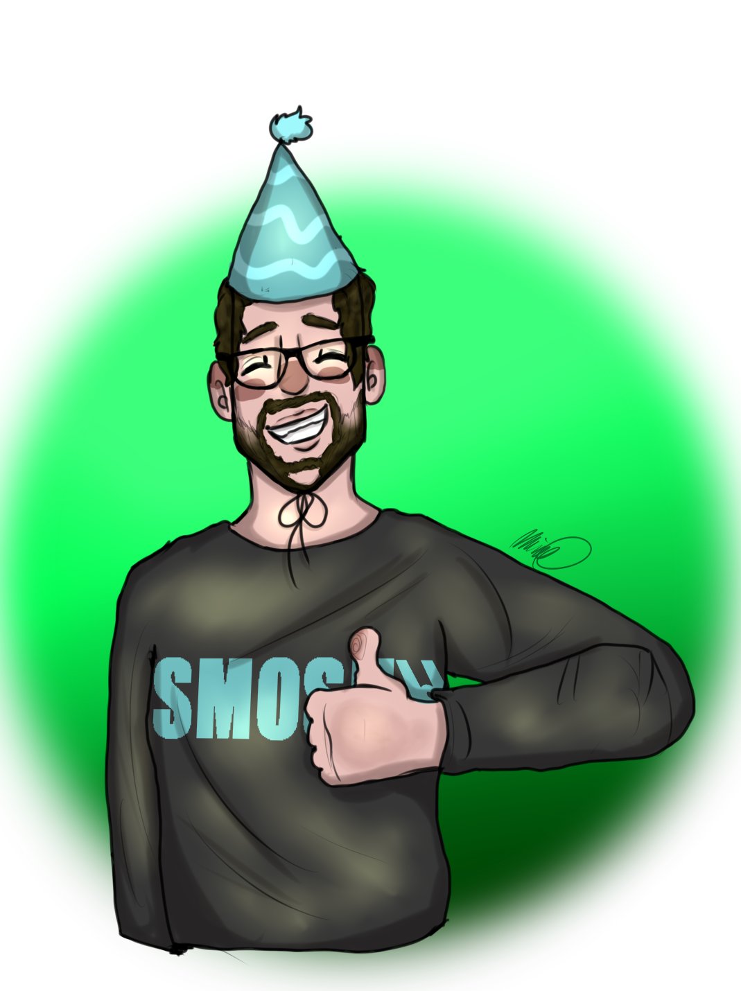 Happy birthday to Ian Hecox! Heres a lil doodle for you 