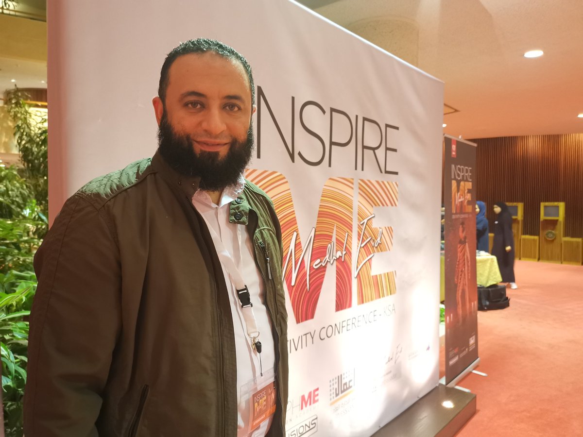 ahmedyakoub's tweet photo. اللقطة الختامية لمؤتمر
#InspireME
With mr @medhateidme
Adobe certified expert 
 middle east
#creativityconference #ksa
#branding #photoshop #riyadh #graphicdesign #adobe #behance #adobeexperiencecloud https://t.co/6Wu0b6gHUp