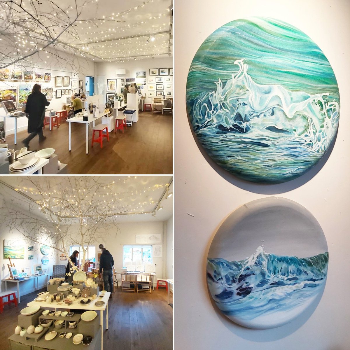 K_athrynWilson's tweet photo. A couple of KW wave paintings are up for grabs at the @HeatonCooper Art Market this weekend. 14 local artists &amp; designers are in the gallery, come say hi

#lakedistrictartist #water #grasmere #heatoncooperstudio #oilpainting #artmarket https://t.co/1RdoDzXoBf