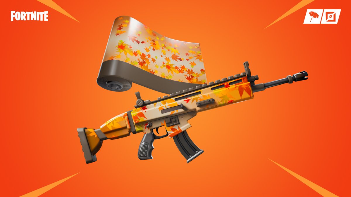 Fortnite's tweet photo. You worked together and achieved the goal!

The Autumn Queen thanks you and will gift the Falling Leaf Wrap to all eligible players by Dec 6.

Haven't participated yet? Don't worry, you still have until 8PM ET tomorrow, Dec 1 to play a match to be eligible to receive this prize. https://t.co/jl4Xb437T4