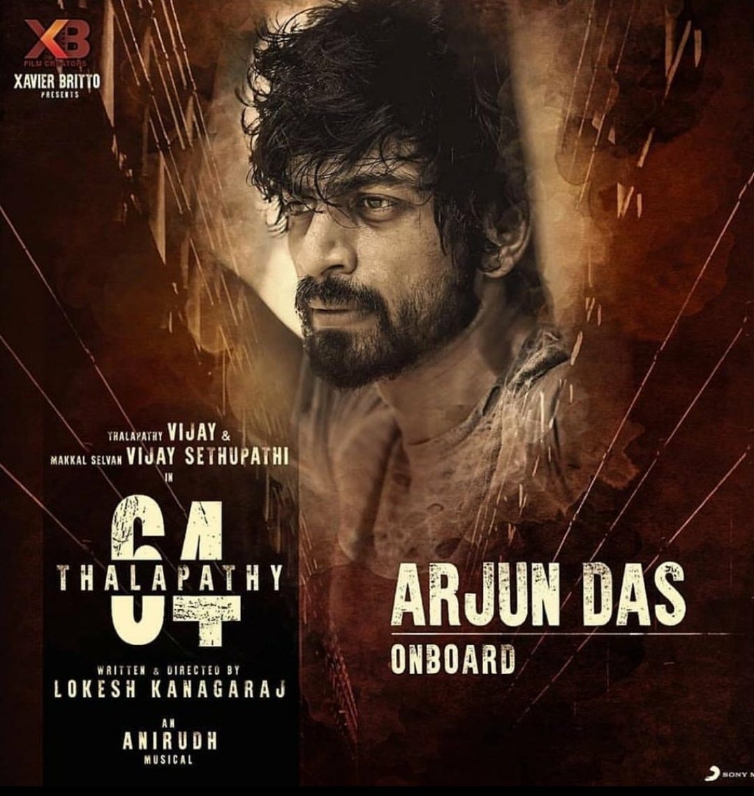 ManjunathNiral's tweet photo. @iam_arjundas #Thalapathy_64  😍😍😍 https://t.co/y0kY4XBcaT