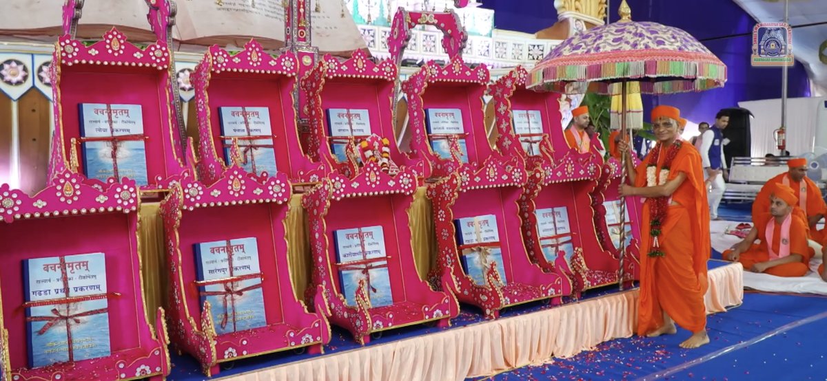 SGadiManinagar's tweet photo. https://t.co/BUt0nw98GE
Panchratna Tula video from the #Vachanamrut Dwishatabdi and #Jeevanpran Shree #Abji #Bapashree Shatamrut celebrations
#AbjiBapashree
#LordSwaminarayan
#ShreeMuktajeevanSwamibapa
#AcharyaSwamishreeMaharaj https://t.co/ZgkSbr1znA