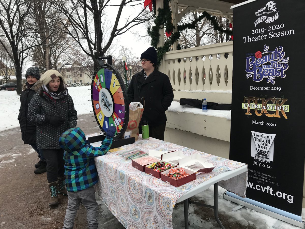 Come spin our prize wheel in City Square Park this afternoon for Chaska Hometown Christmas! We’ll be here until 4pm. Everyone’s a winner!