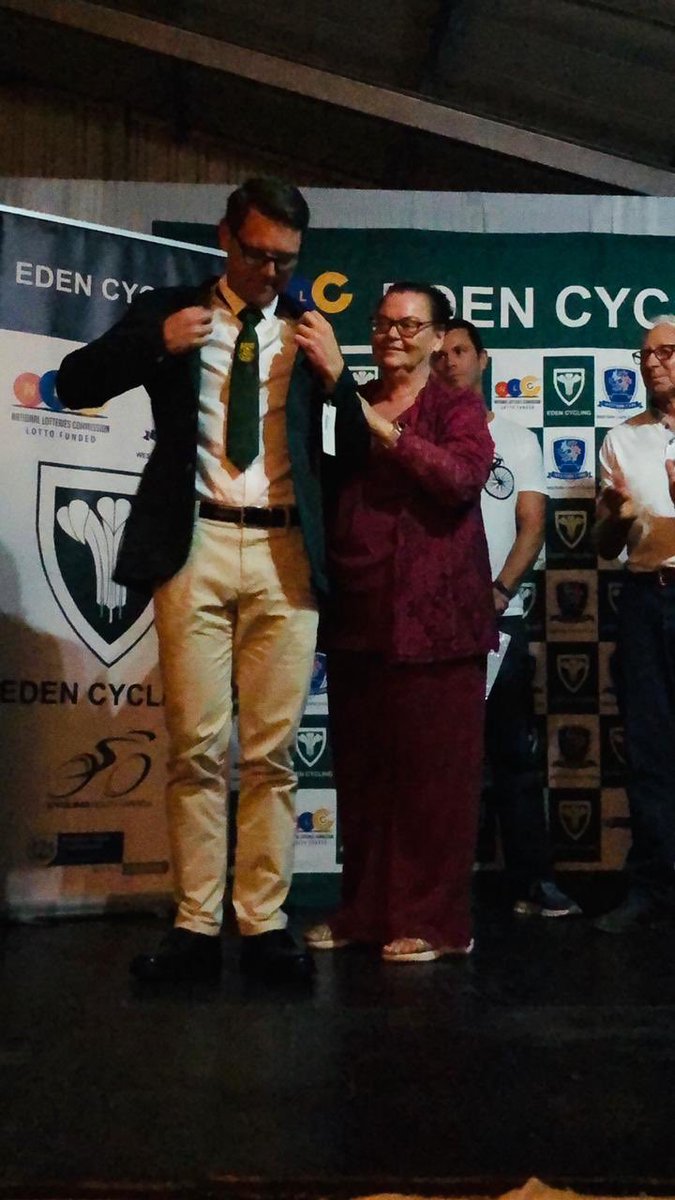 What an amazing privilege to put on the Green and Gold at the age of 41. With my mom presenting me with my SA colours in cycling. ‘because His Grace is enough’ From heaven I can hear my dad saying ‘Man oh Man’ All the Glory to Jesus.