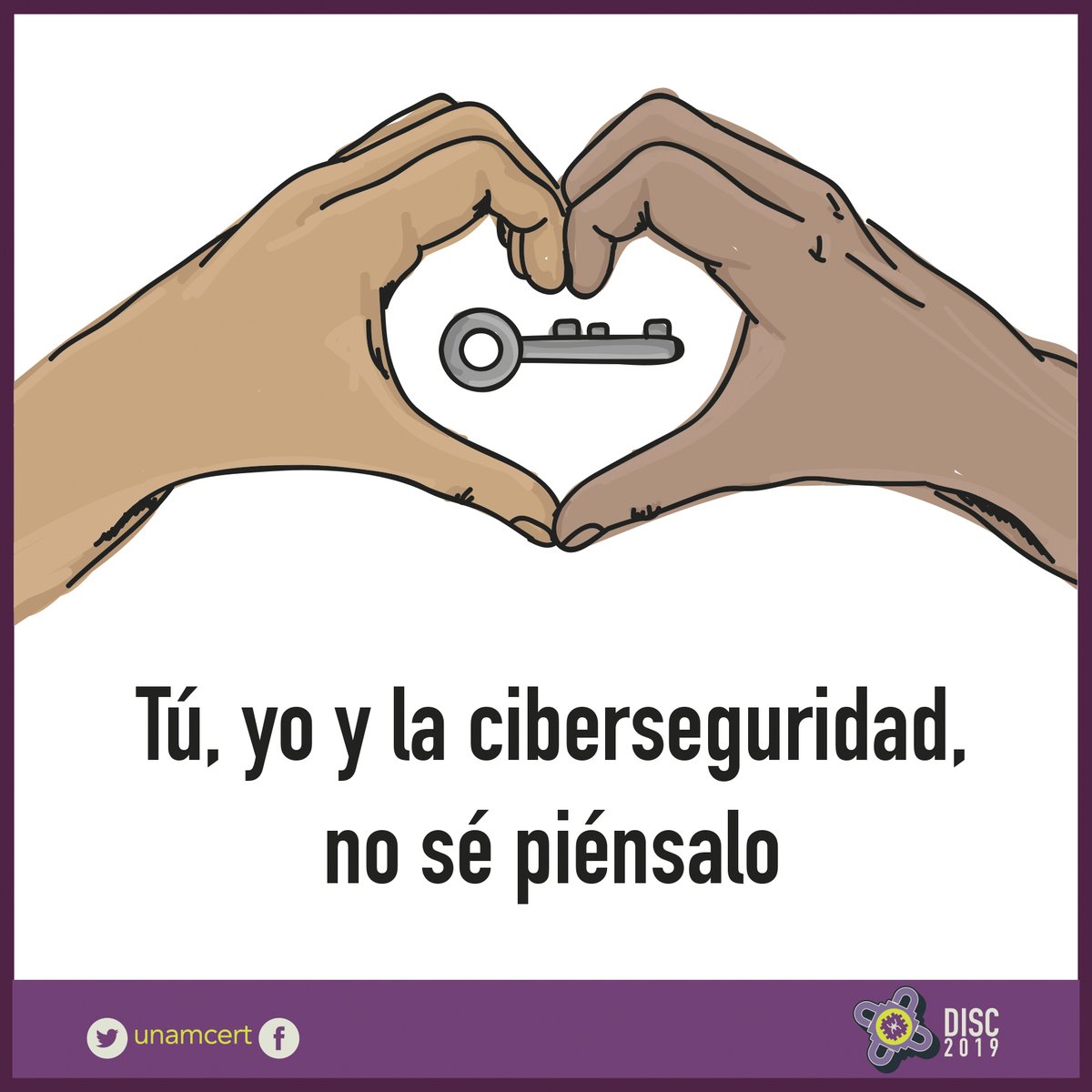unamcert's tweet photo. #DISC2019
#infosecurity
#postales https://t.co/LMhdUMxHrY