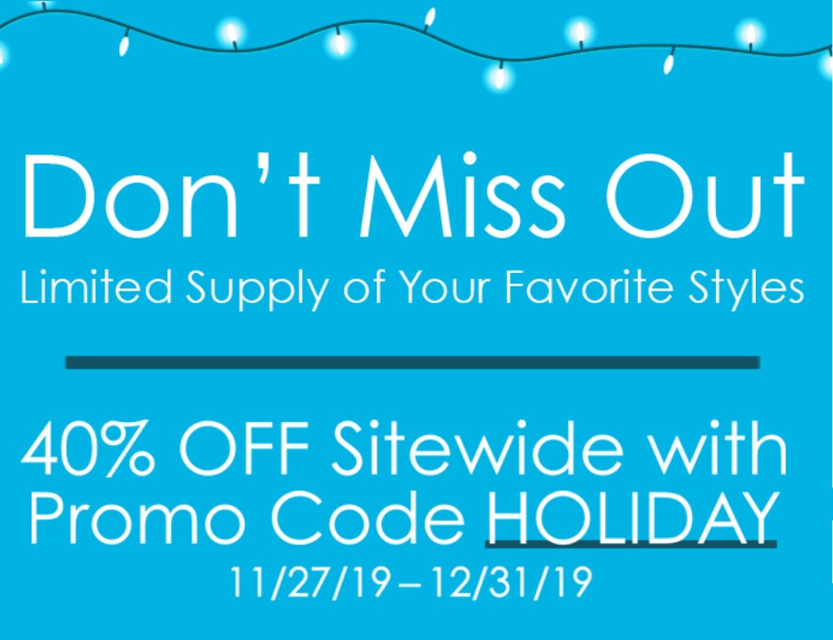 Shop, save, and jingle like you mean it! We are currently running our BIGGEST sale ever! Save 40% on all your Toddy favorites. Just enter the code HOLIDAY at checkout. Don't miss out! 
Jingle all the way: ow.ly/pgLD50xlhDJ