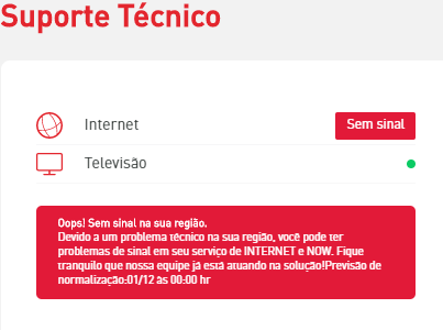 jgdiniz's tweet image. Olha a belezura da #NetClaro deixando o usuário na mão mais um final de semana. Quanta qualidade @NetClaro_