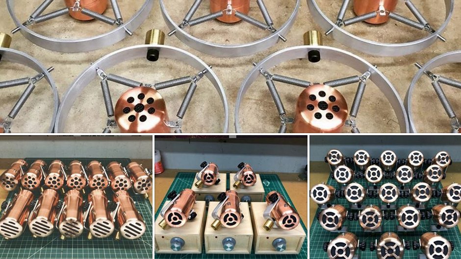 PlacidAudio's tweet photo. The holiday rush is upon us and we are working to keep up! Get your orders in sooner than later. Link in bio to order! #PlacidAudio #Copperphone #lofi #effectmic #microphones #vintagemic #recordingstudio #studiolife #audioengineer #producer #producerlife #gearslutz #tapeop https://t.co/UAp507j6J9