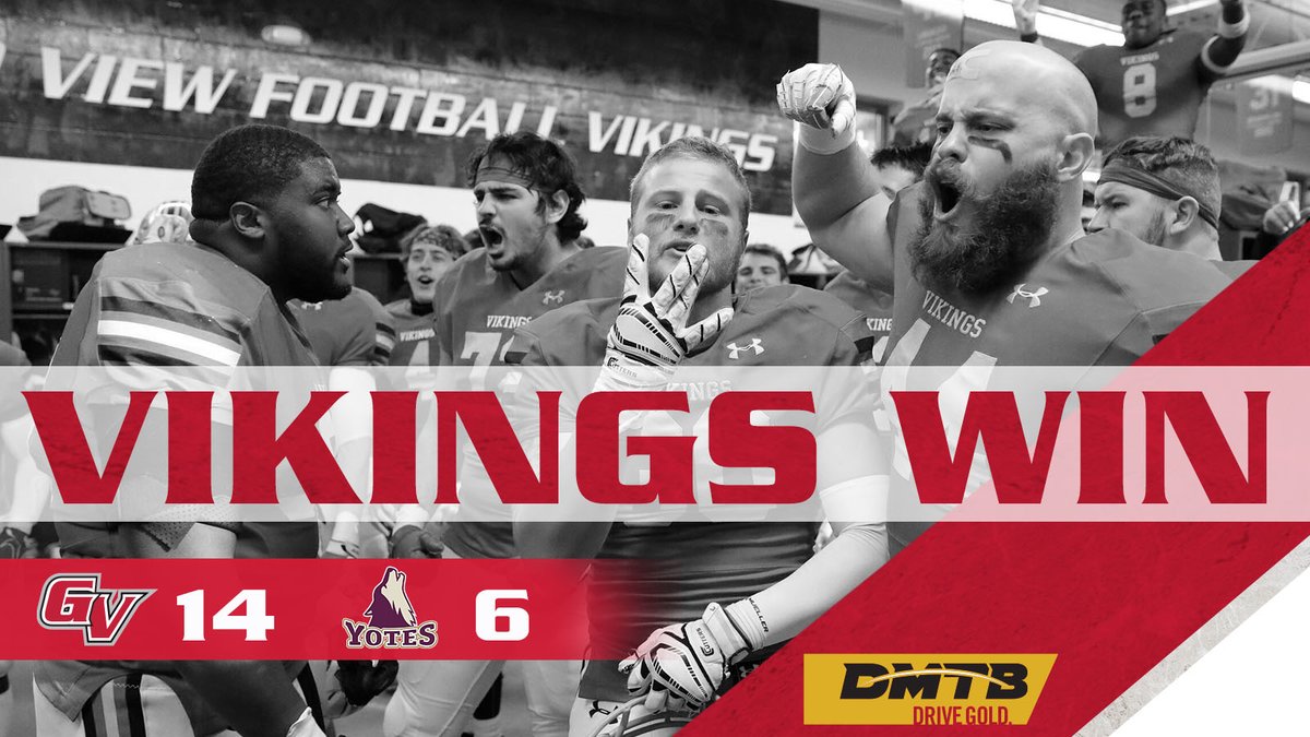 VikingAthletics's tweet photo. FB🏈| Grand View advances to the Semi-Finals of the @NAIA Football Championship Series!! #RedRising #NAIAFB https://t.co/56qIWy5iRY