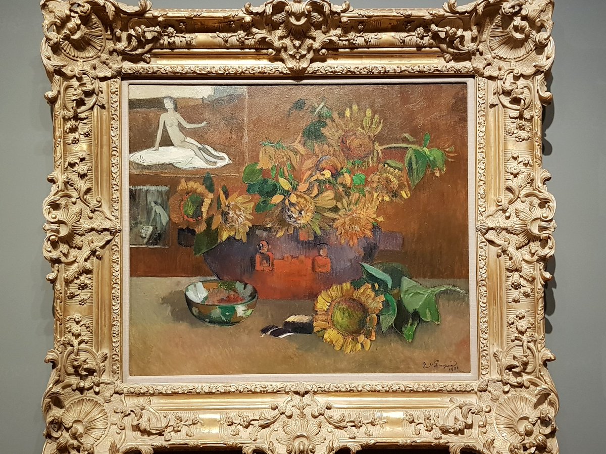 Mr_Matsangouras's tweet photo. Bright colours, exotic themes and a controversial legacy of the self-proclaimed "savage", Paul Gauguin. Aesthetically beautiful and informative about past attitudes; a collection that invites us to examine our own perceptions of the greater world @ChiswickSchool #GauguinPortraits https://t.co/PARL3u3cKq