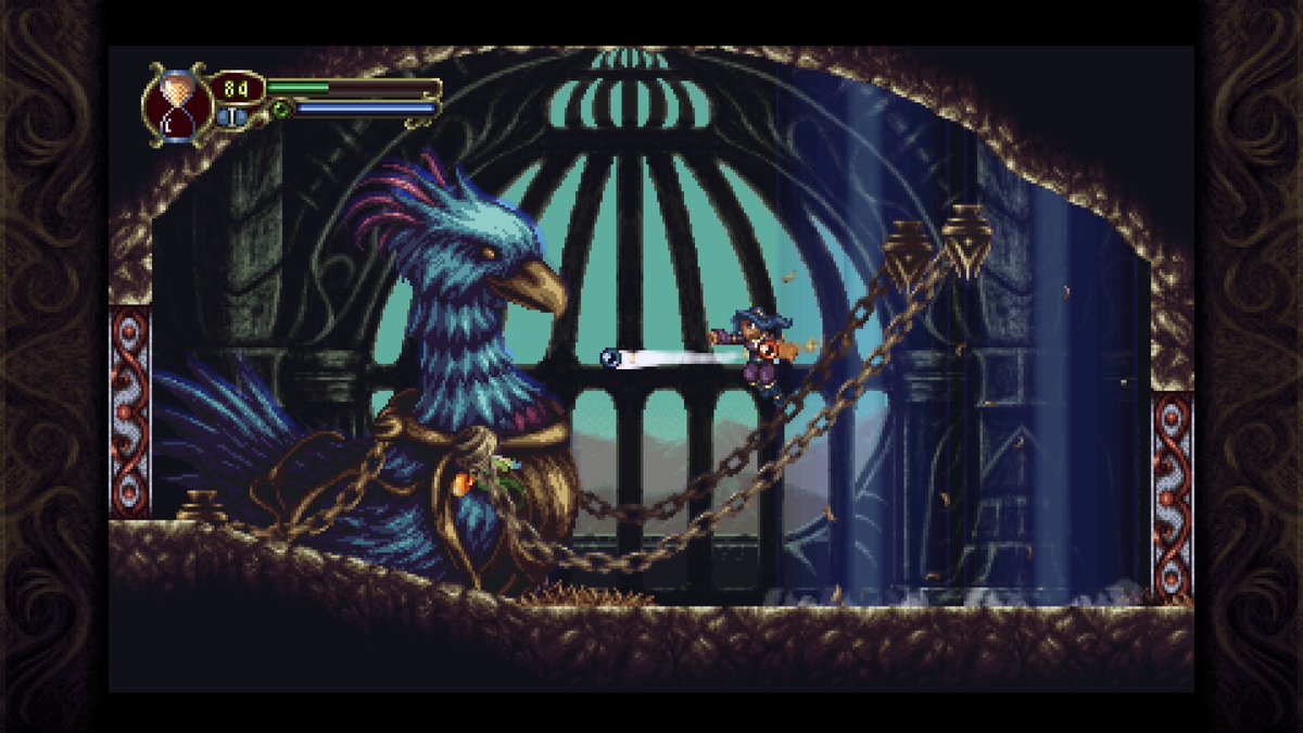 ChucklefishLTD's tweet photo. @LunarRayGames Just in case you need more reasons to pickup Timespinner, it is *absolutely* beautiful. Not to mention, @LunarRayGames is incredibly talented and you should give him a follow ✨

#screenshotsaturday https://t.co/lHwpQmqdIX