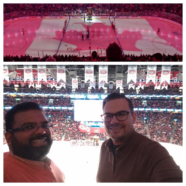 I guess season tickets aren't that bad, if you have stellar company and the best seats in the house! <a href="/CanadiensMTL/">Canadiens Montréal</a> <a href="/DesjardinsGroup/">Desjardins Group</a>