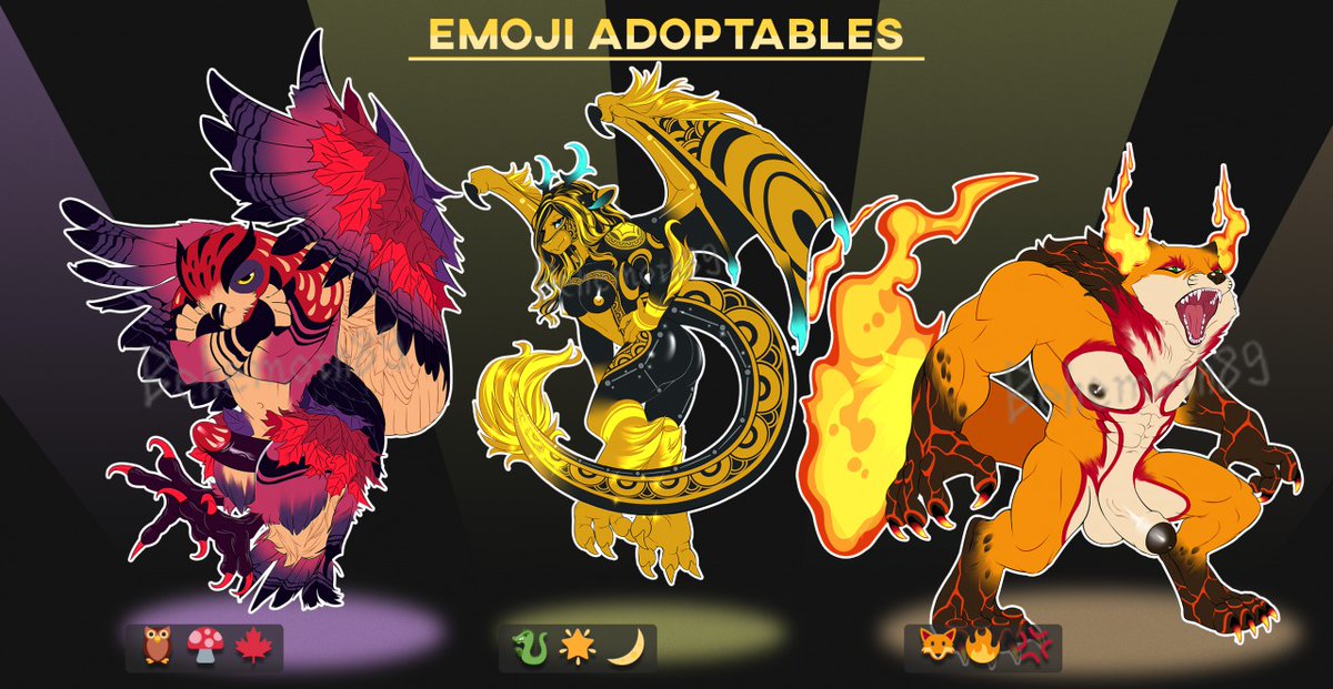 Behemoth892's tweet photo. Ello Party Animals
Emoji Adopt #3 still has low bids
Sb:40-50$
Bids over 65$ will get free icon
AB to get a clothed version of Ref
https://t.co/WWOJjR7vZH
.
Share the word and RT!
.
.
#adopt #furry #furryart #adoptableoc #adoptable #auctiontoadopt #adoptables #oc #fursona #emoji https://t.co/CBzwj7l0yp
