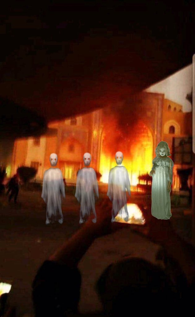 #ذي_قار
هؤلاء هم الملائكة التي خرجت لحماية مرقد الحكيم في #النجف 👻👻👻
#العراق_ينتفض
