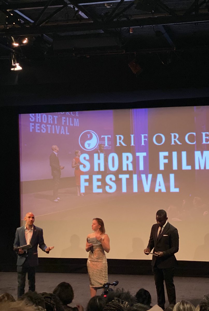 Karen_Bryson's tweet photo. At the brilliant @TriForceFest finalists gala. I’m super excited to see the films! #supportindiefilm #talent #TriForceFest 🙌🏾 https://t.co/2fwLX2rFC2